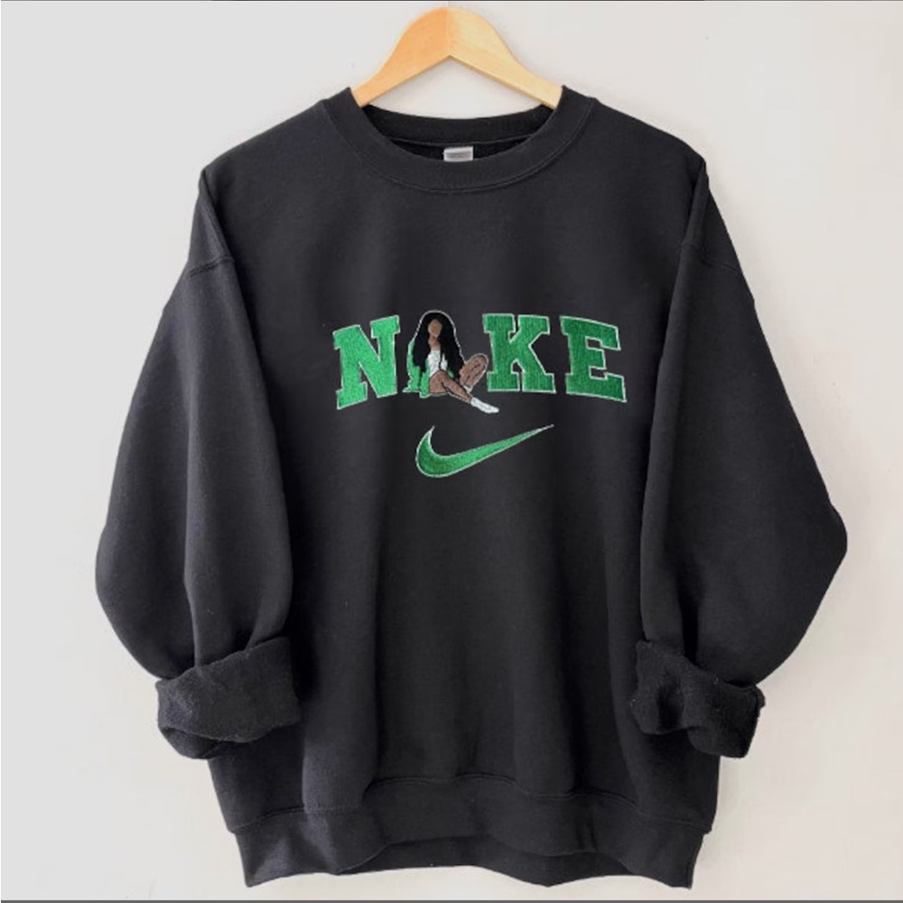 SZA Nike black hoodie